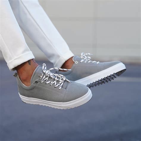 Heren Sneakers Grijs .